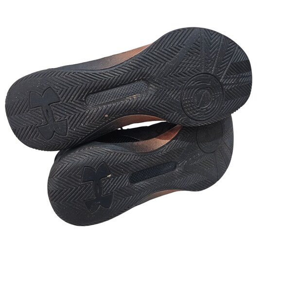 Under Armour Curry 5 Black & Copper High Top Basketball Shoes Size 11.5 - Picture 7 of 9